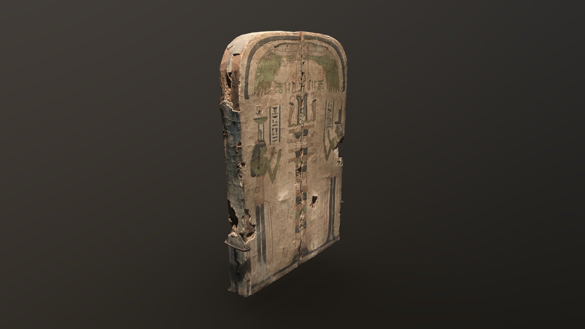 Egyptian Tablet 01 (photogrammetry) 3d model