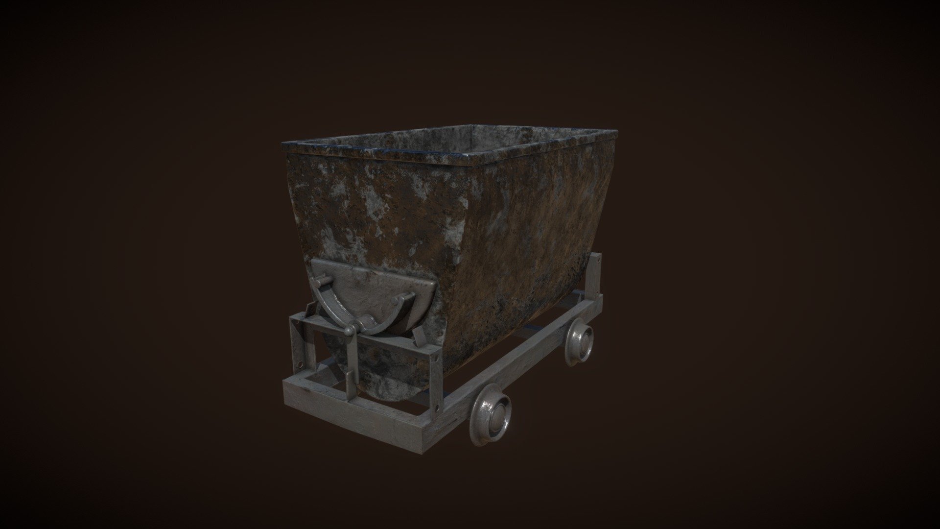 Mining trolley 3d model