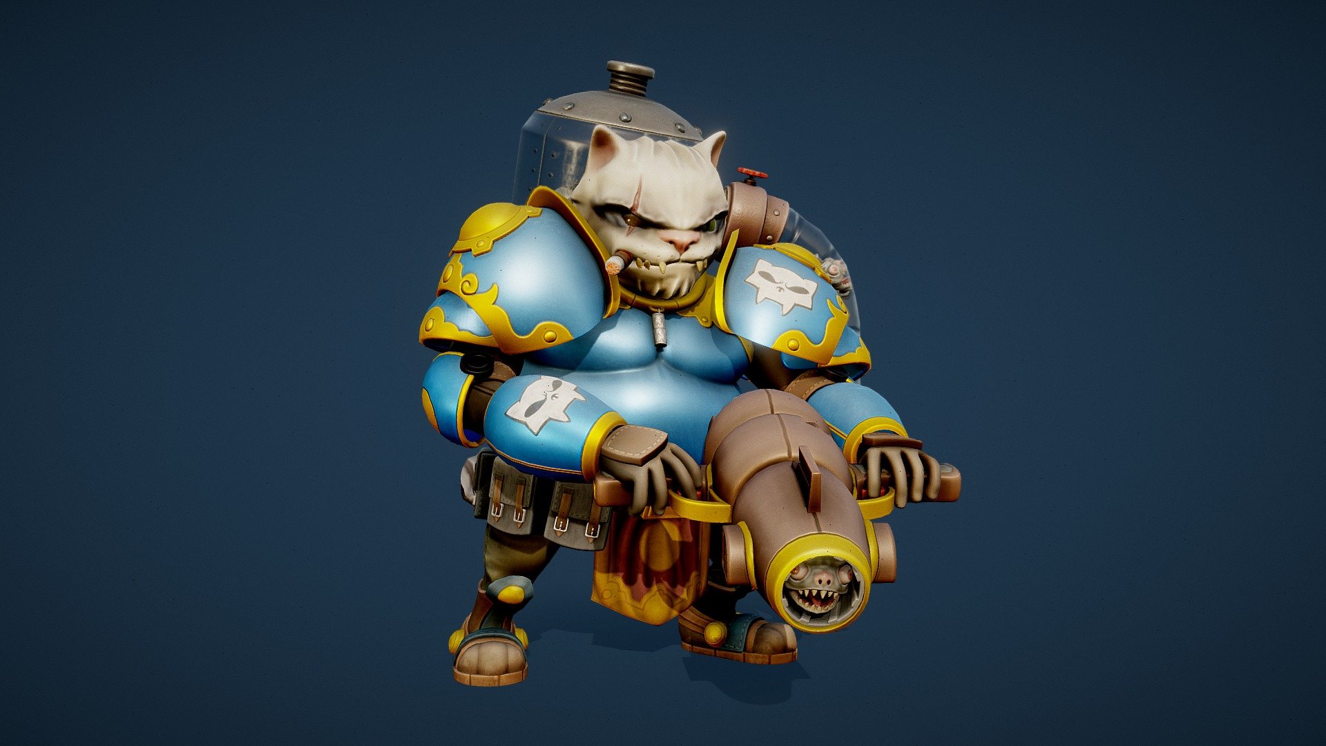 Captain Cuddles 3d model