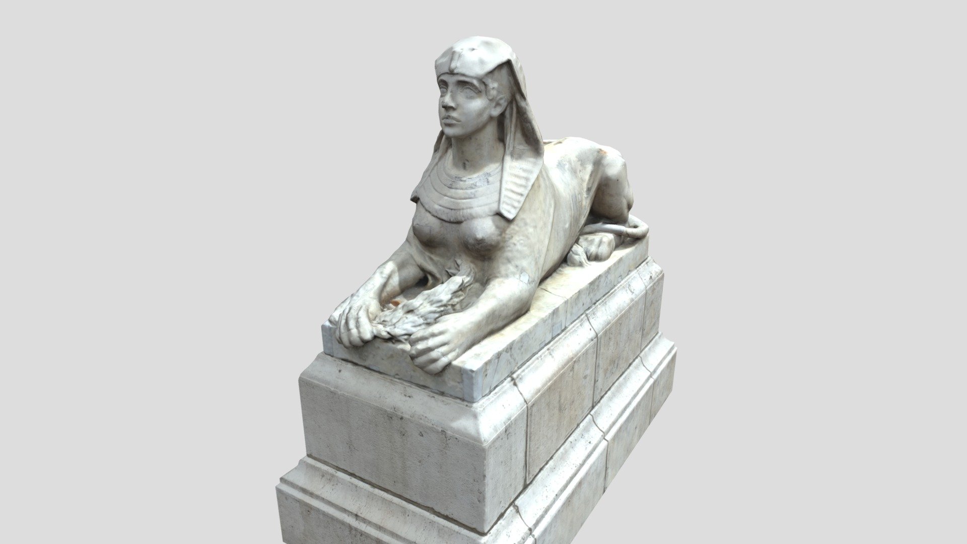 Sphynx Statue 3d model