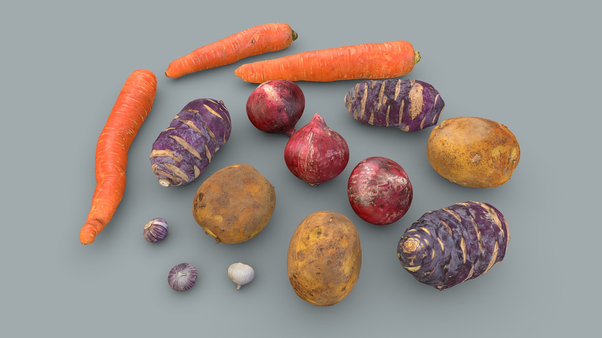 Vegetable pack 3d model