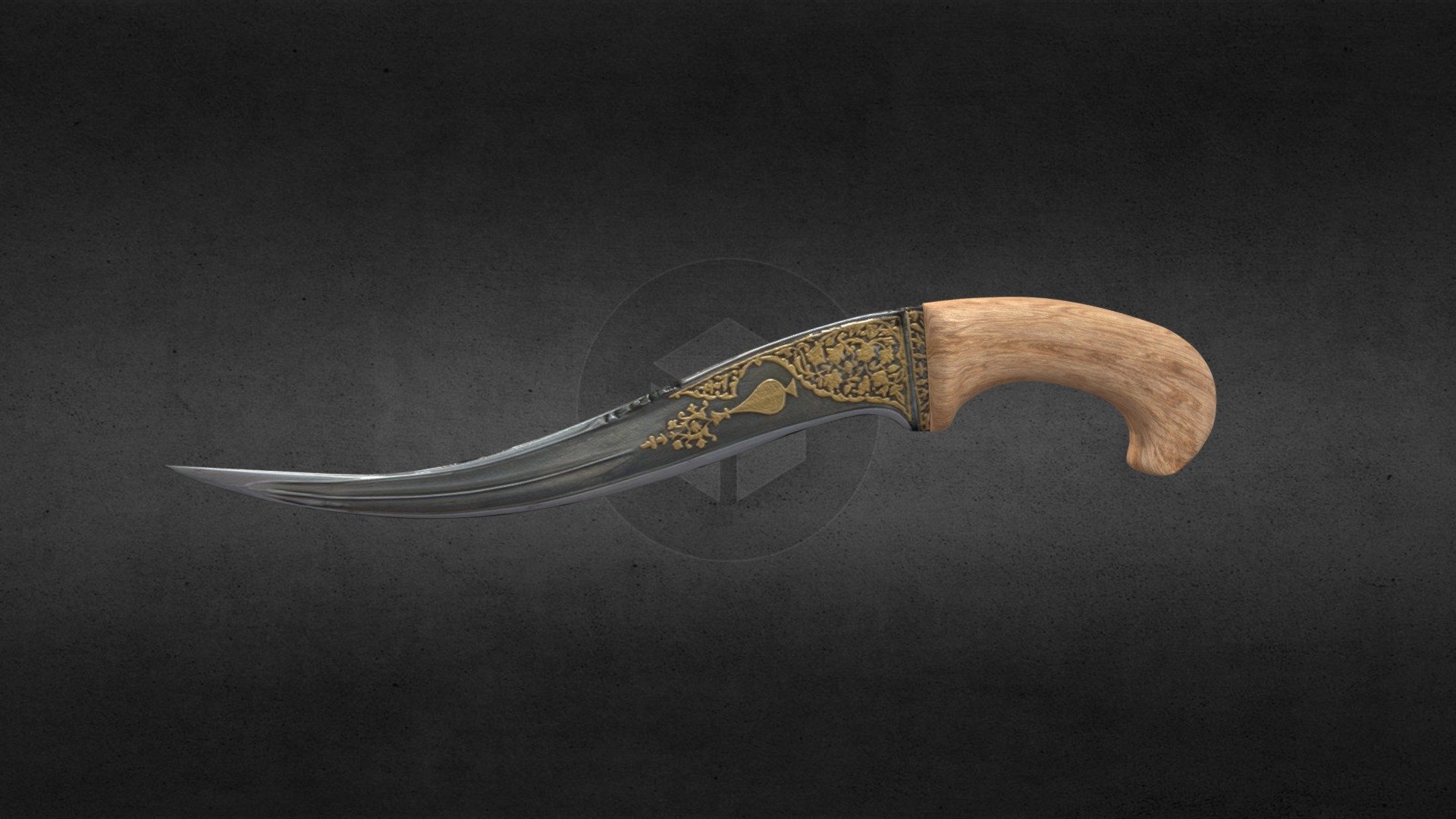 Arabic Dagger 3d model