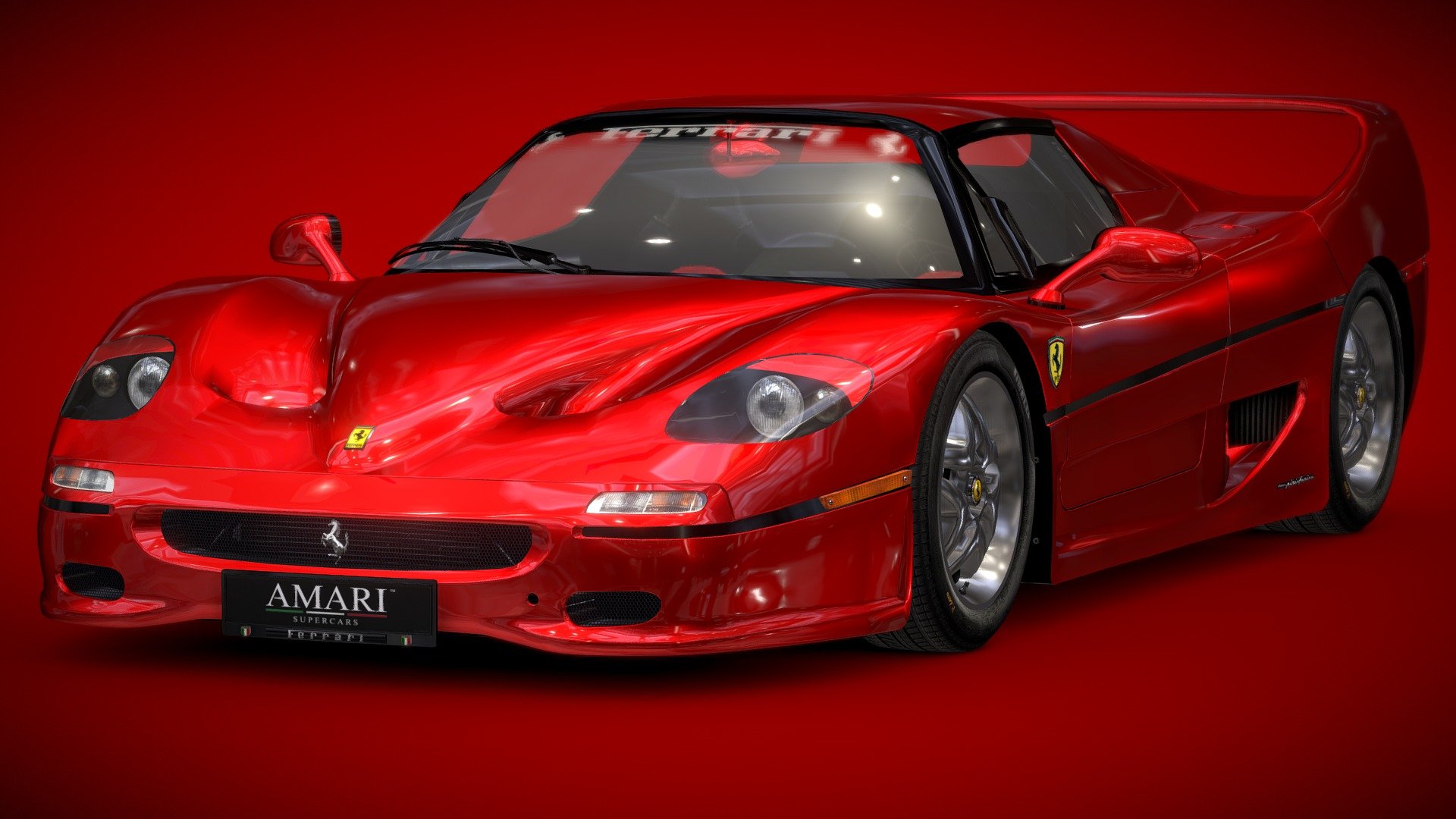 Ferrari F50 1995 3d model