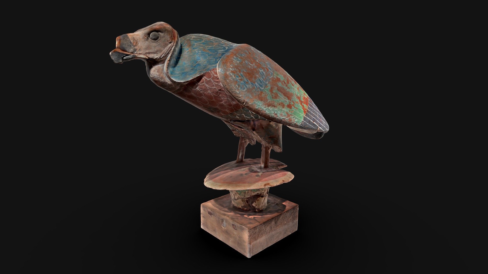 Vulture Goddess Nekhbet 3d model