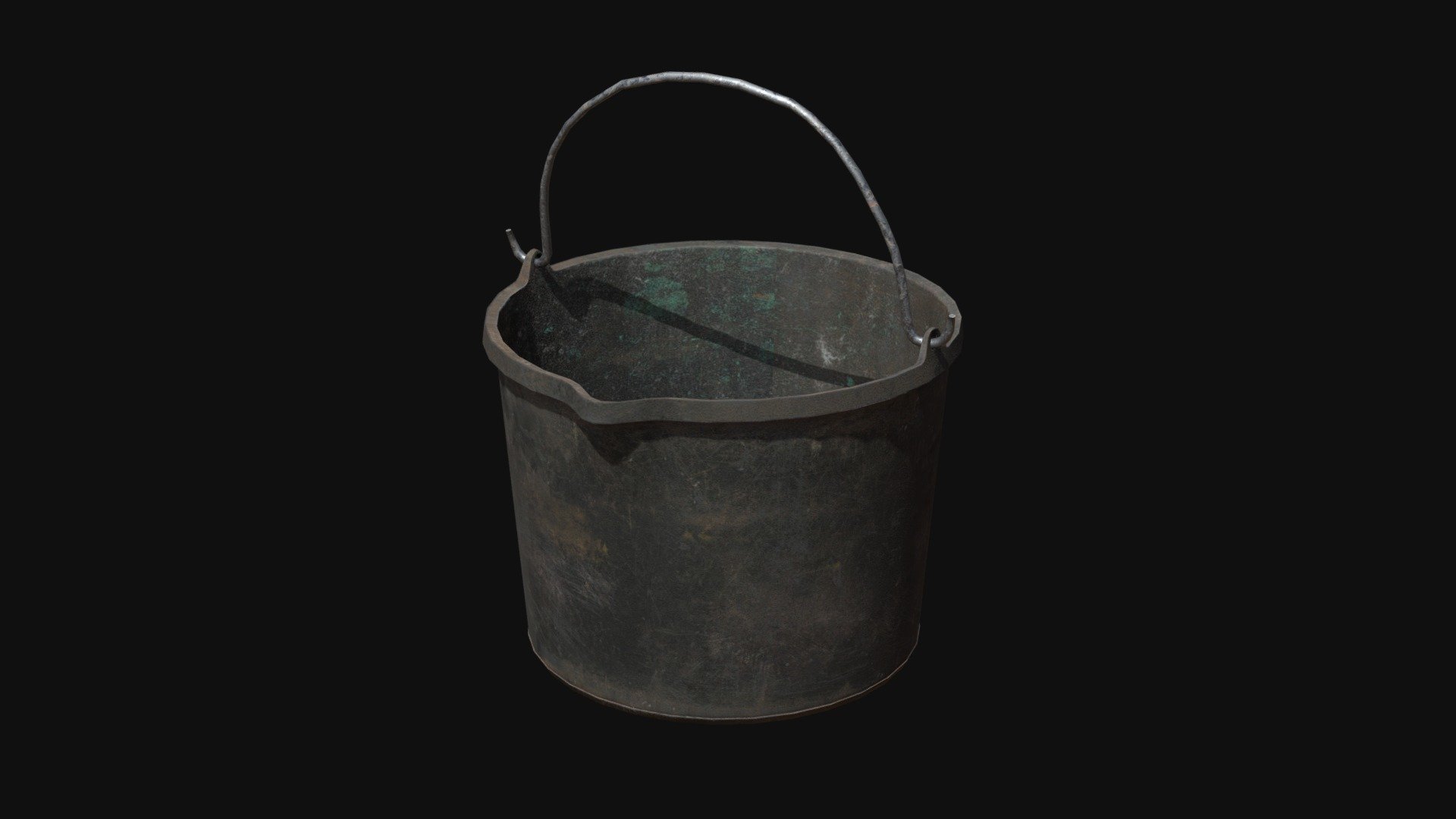 Plastic Bucket 3d model