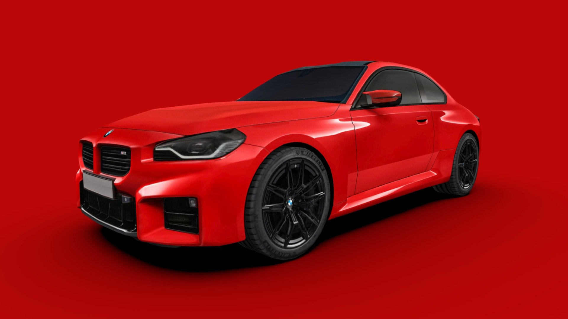 BMW M2 2023 3d model