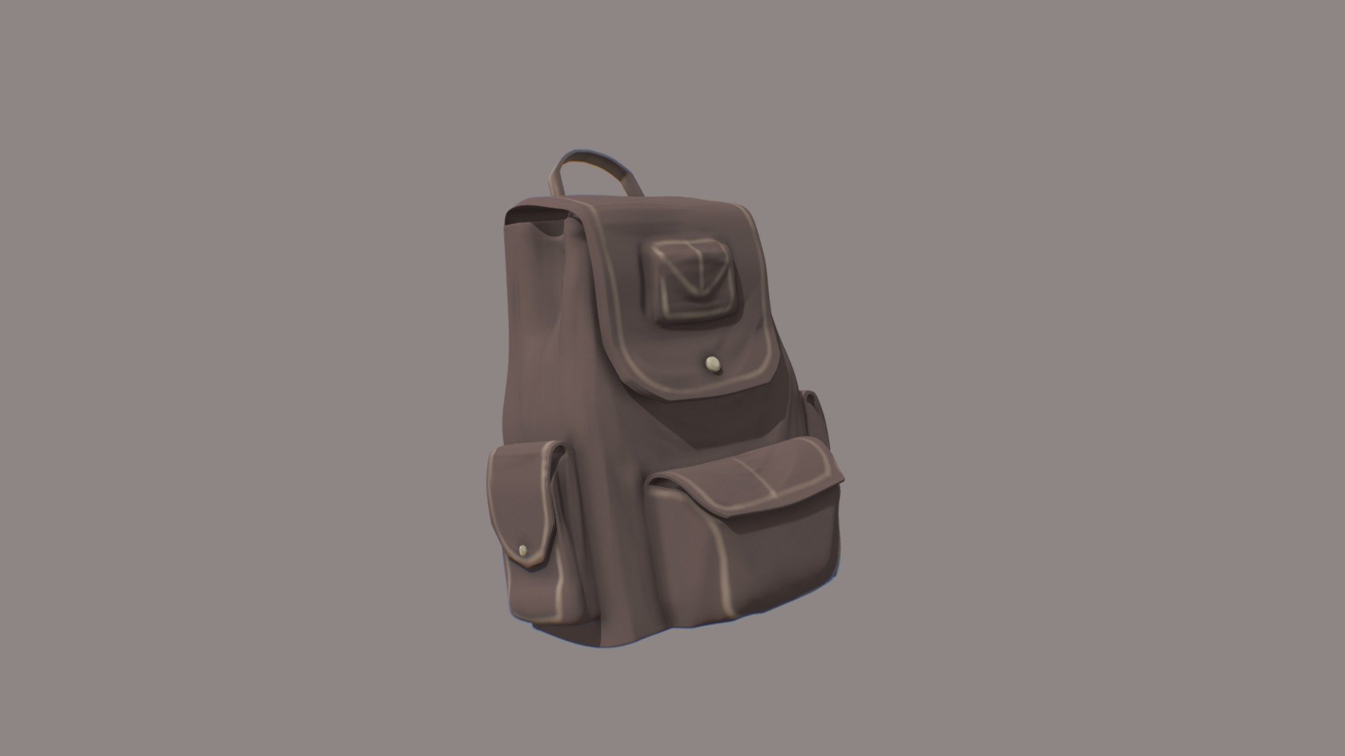 Adventurers Camp Asset Backpack 3d model