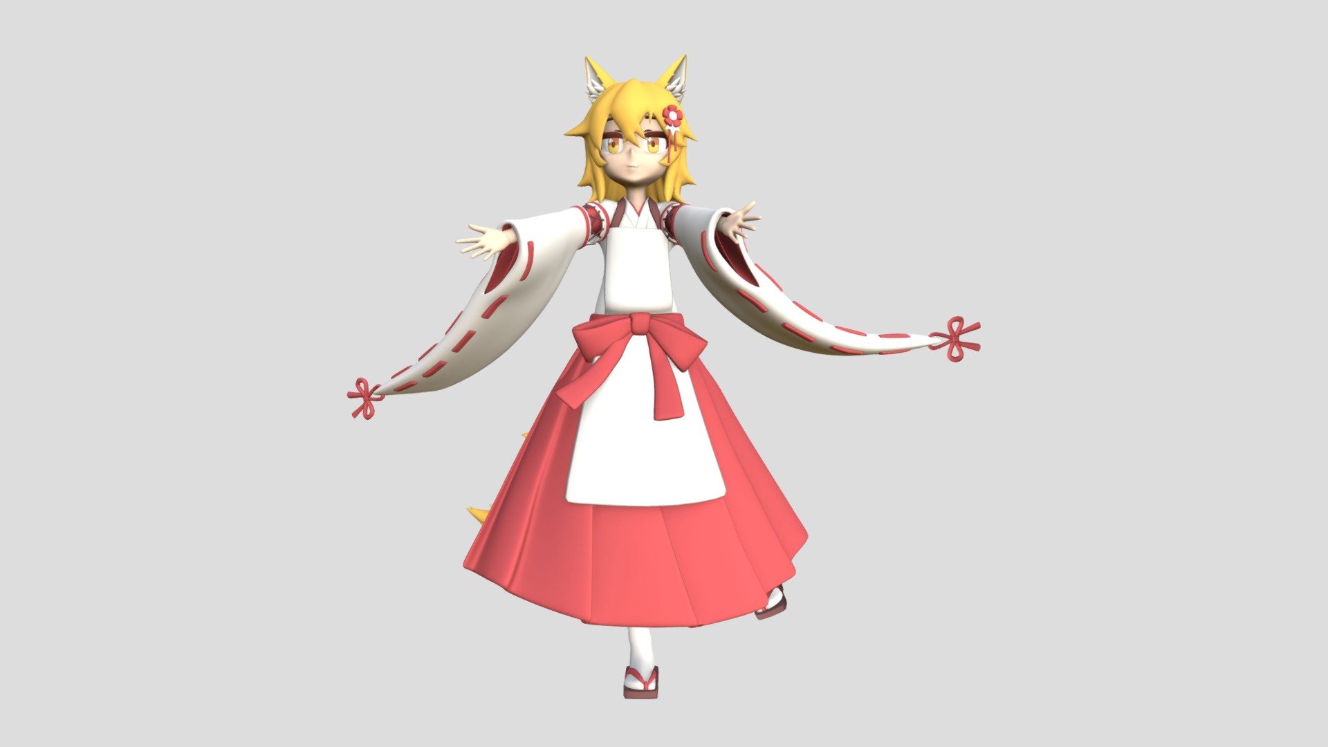 The Helpful Fox Senko-san 3d model