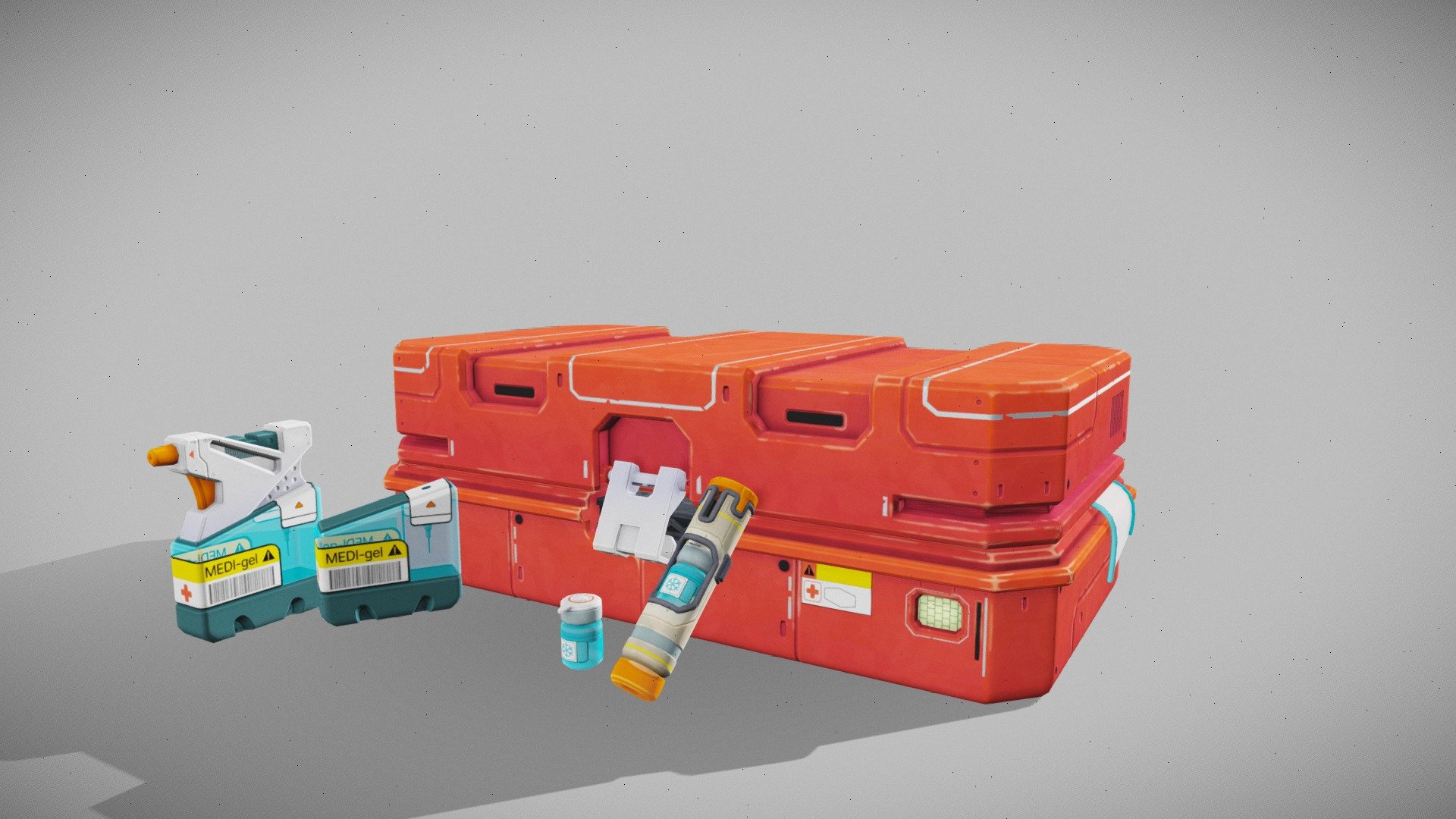 Medical Items 3d model