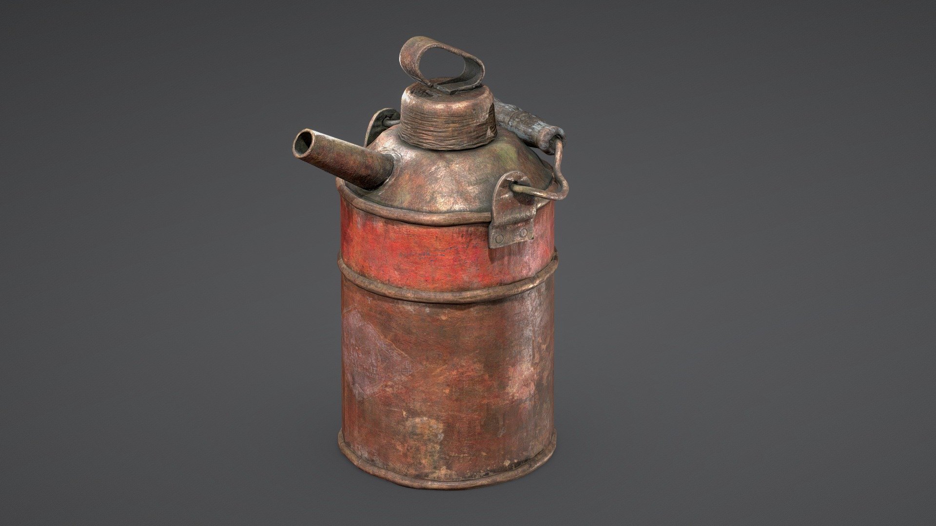 NESCO Kerosene Can | Game Ready Asset 3d model