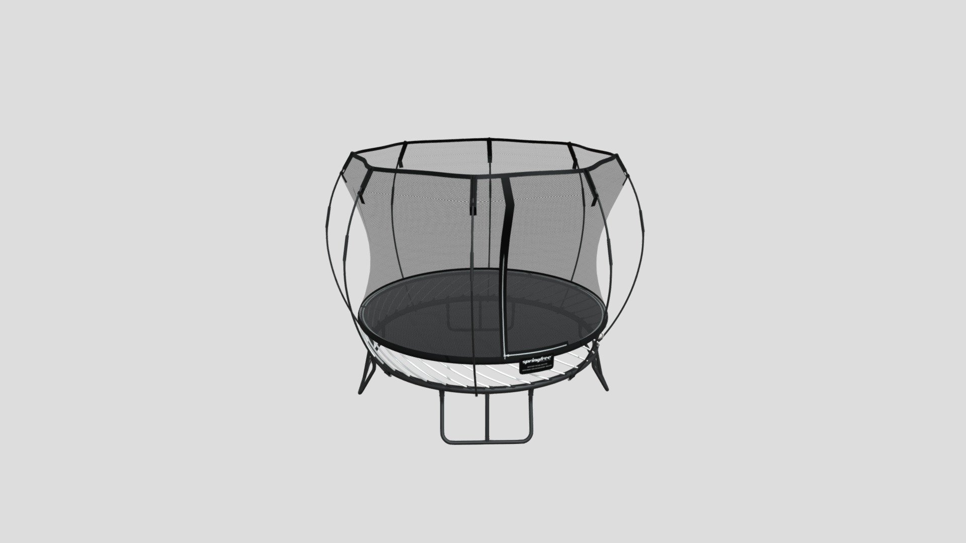 Compact Round Trampoline (R54) 3d model