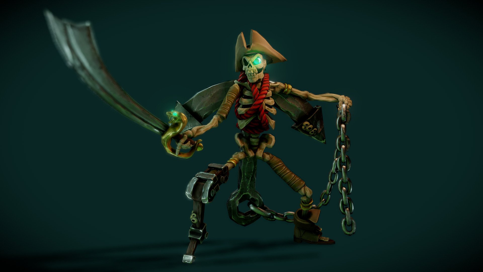 Skeleton 3d model