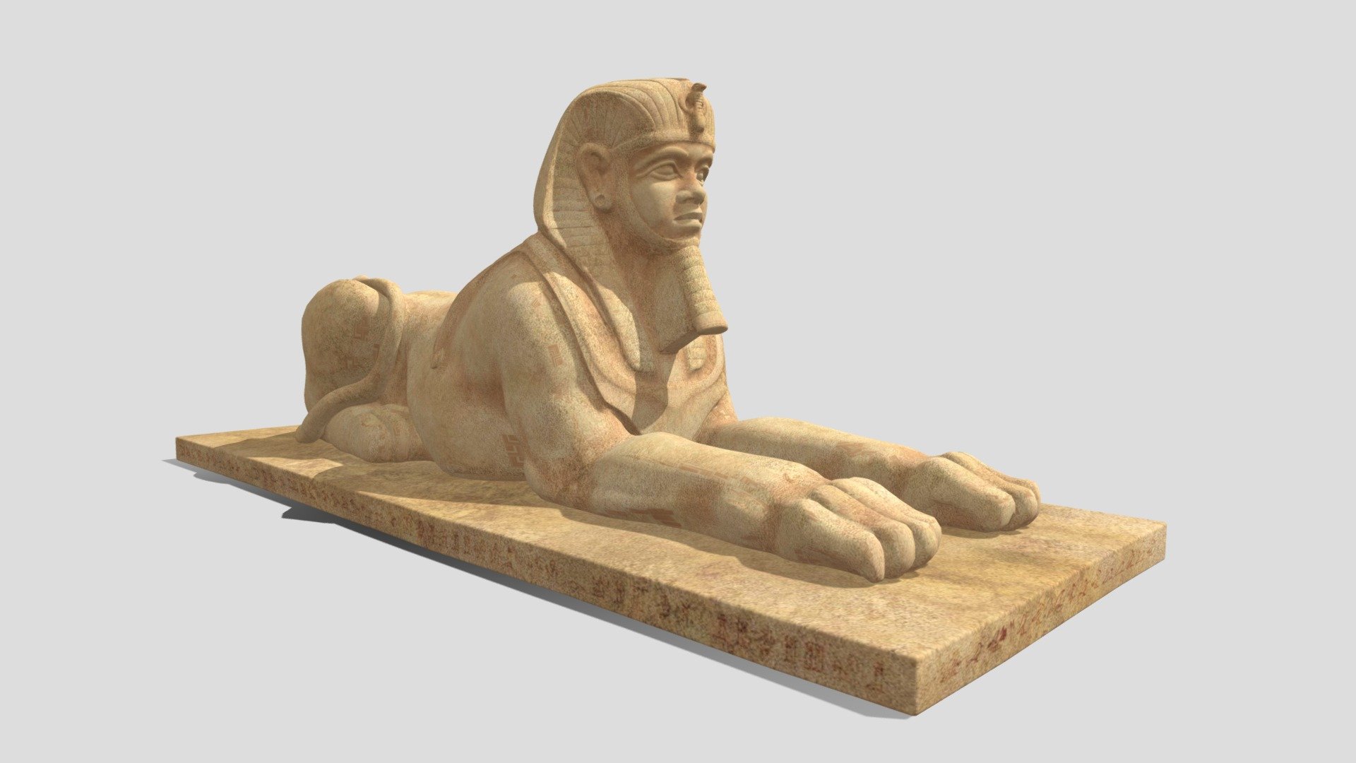 Great Sphinx of Giza 3d model