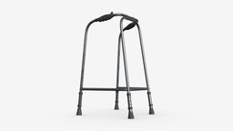 Narrow lightweight walking frame