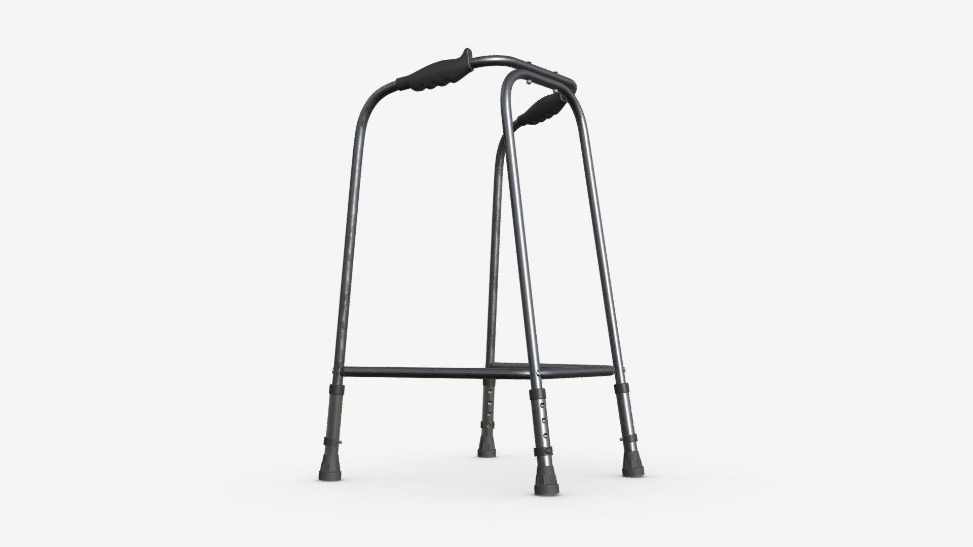 Narrow lightweight walking frame 3d model