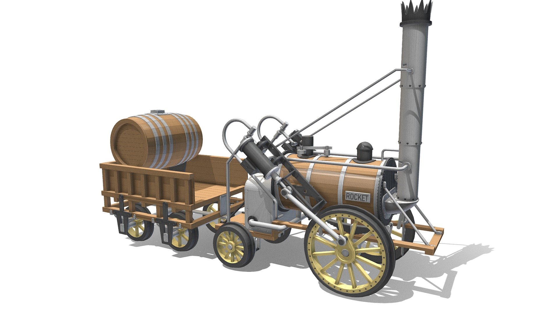 STEPHENSONS+ROCKET 3d model