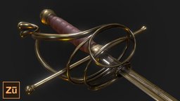 Rapier Sword (Game Ready)