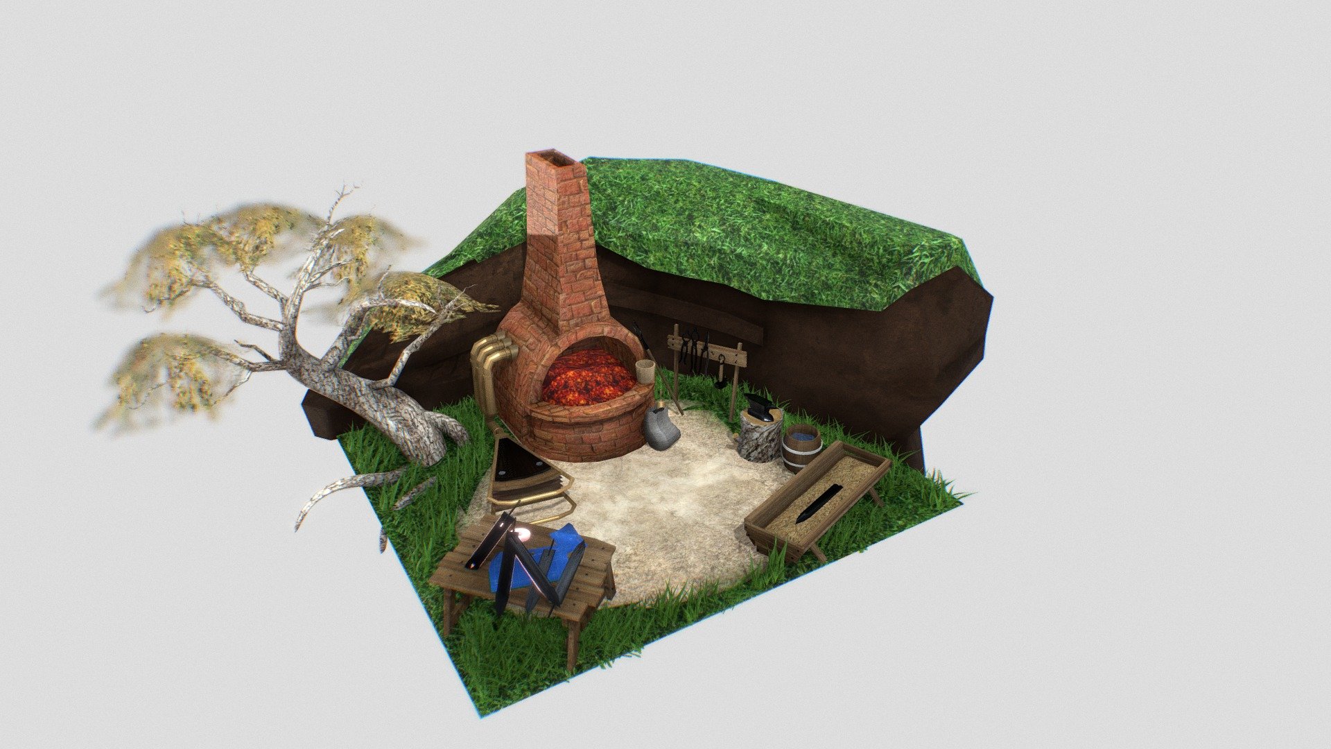 Blacksmith Asset 3d model