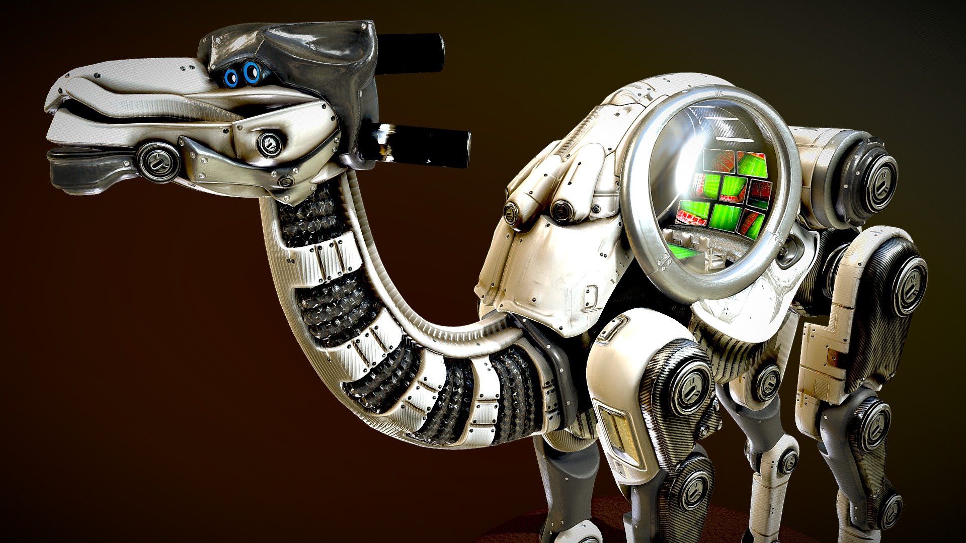 Techno Camel 3d model