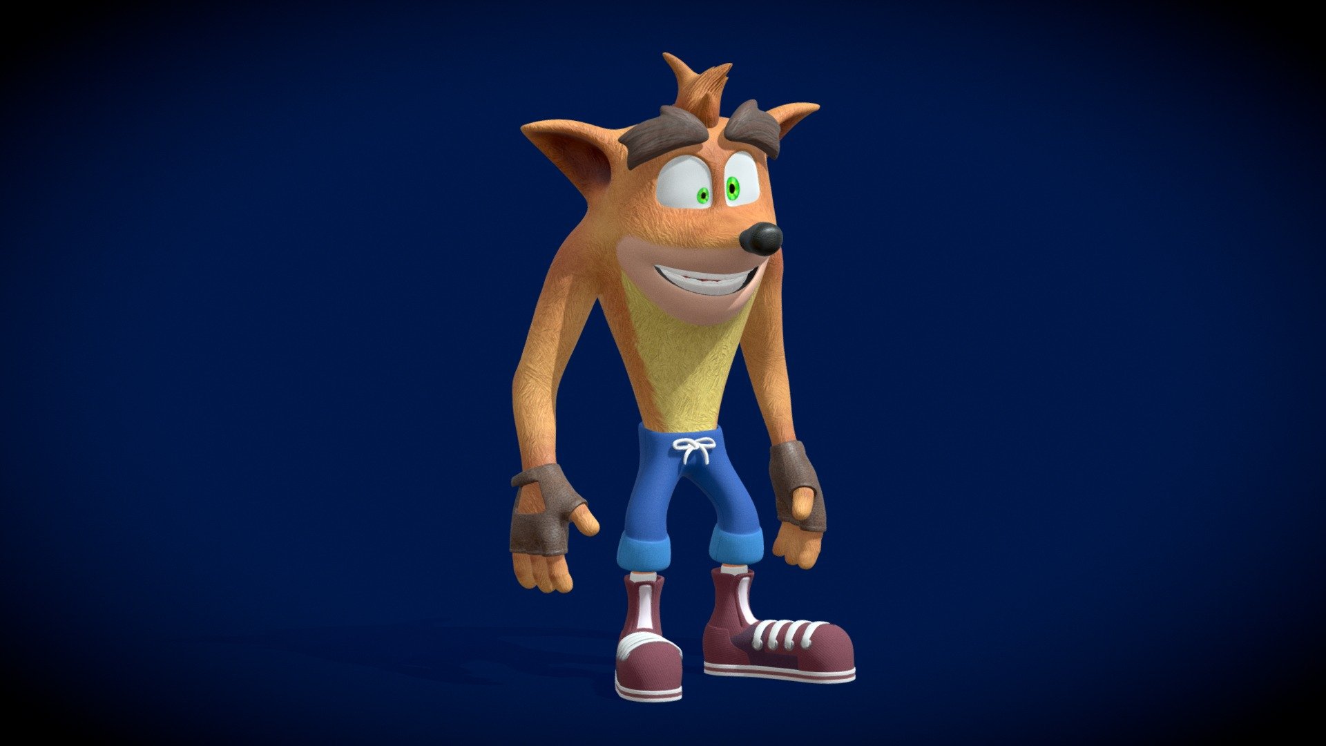 Crash Bandicoot 3d model