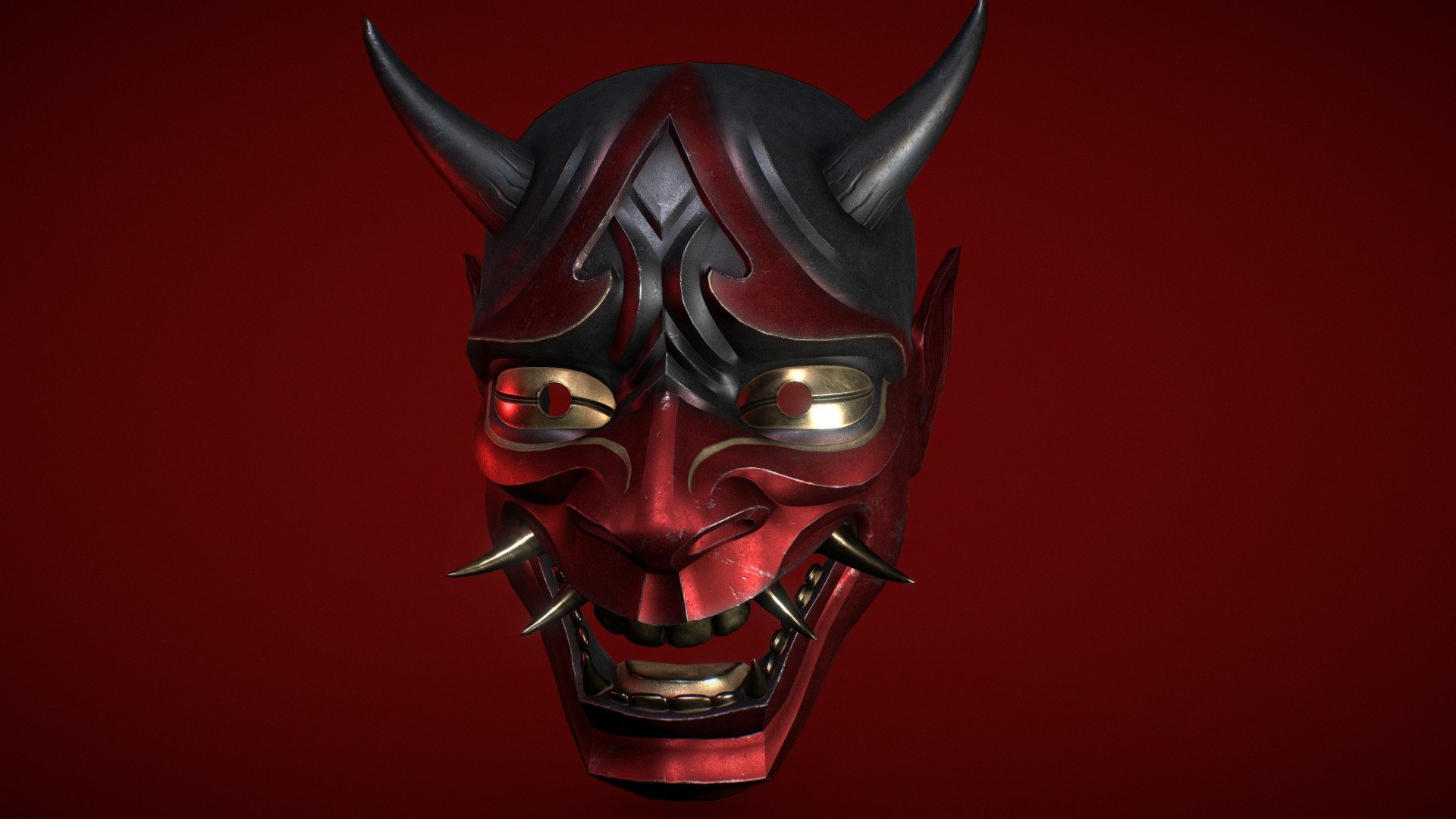 Oni mask 3d model