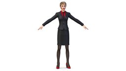 a woman in a tight suit as a vampire