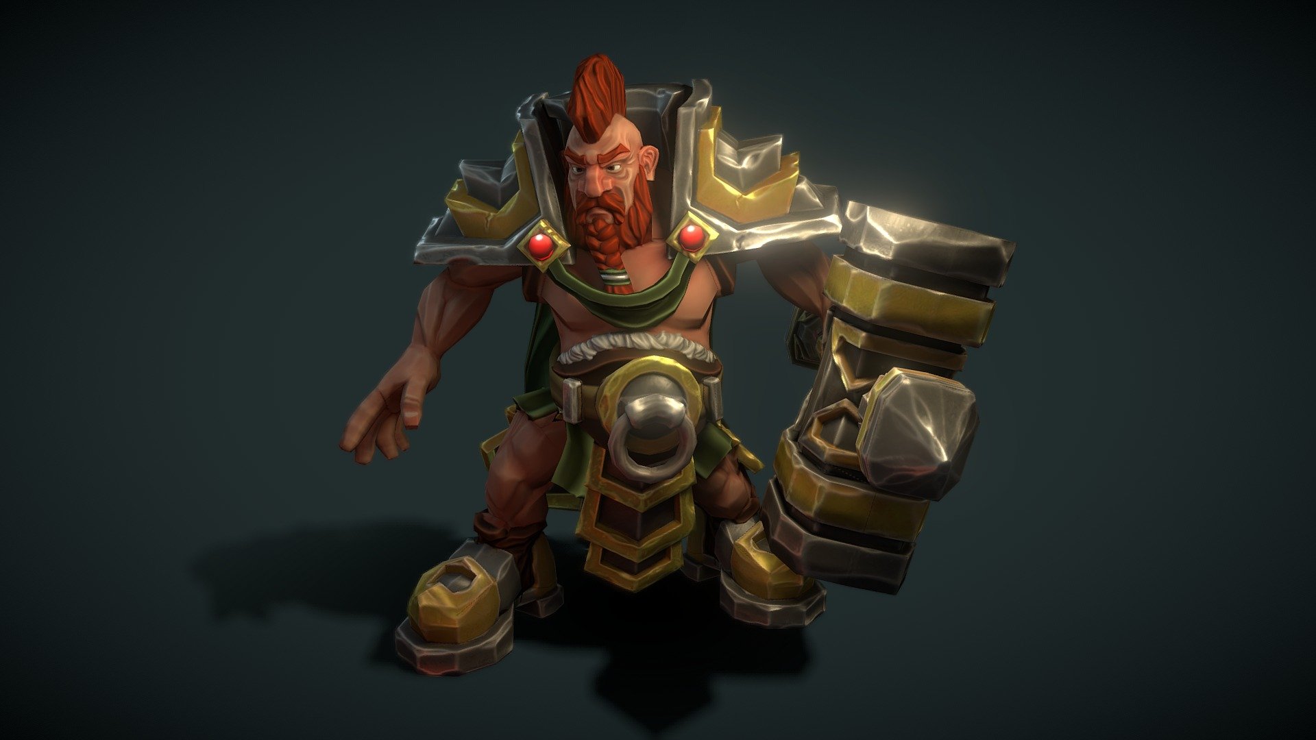 Dwarf 3d model