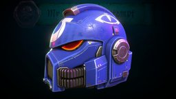 Helmet MK VIII ultramarines