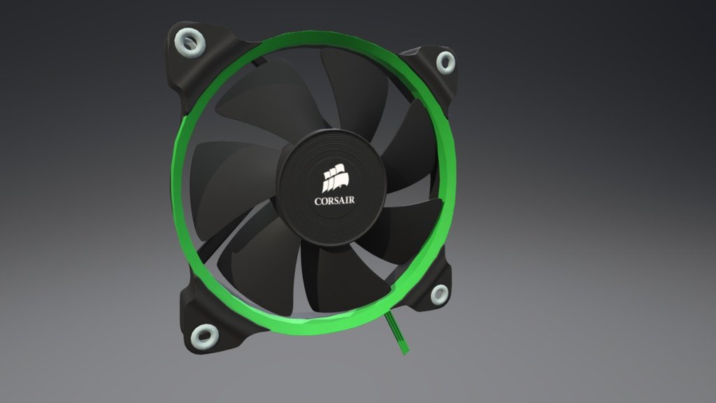 Corsair Fan 3d model