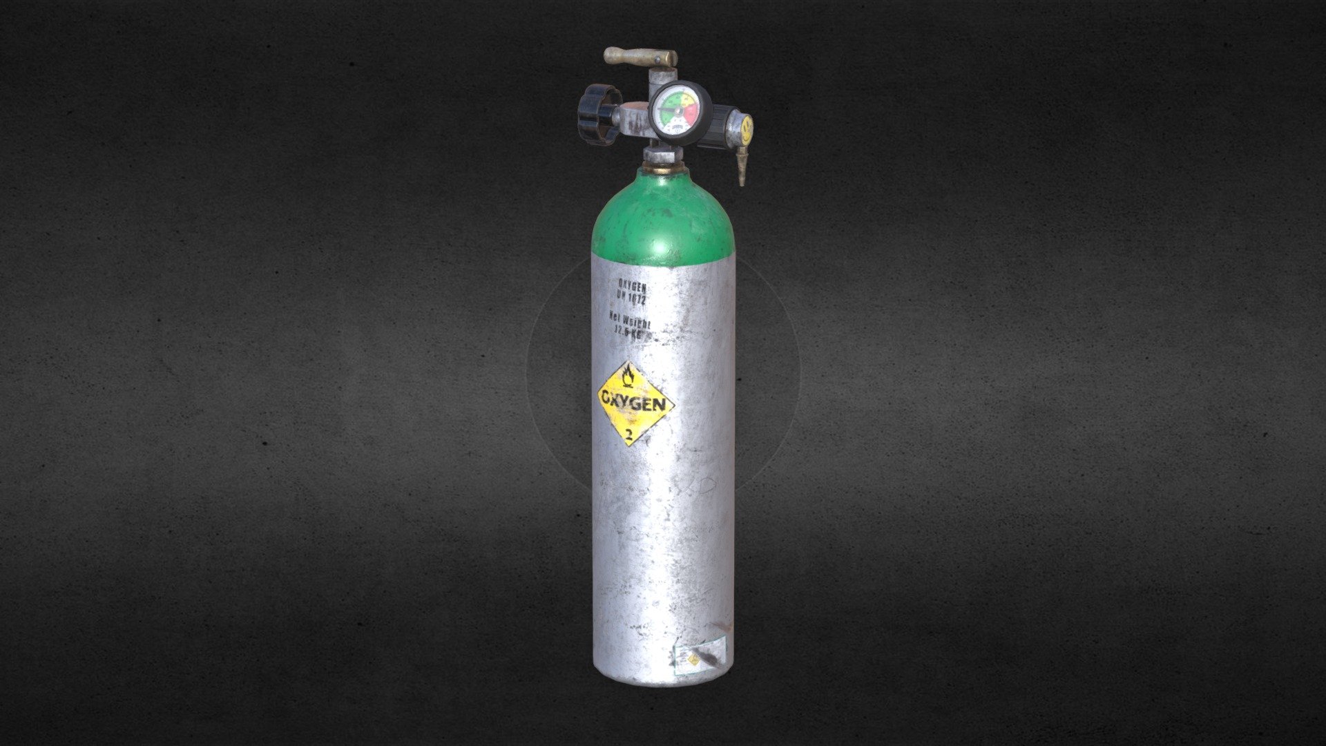 Oxygen Tank 3d model