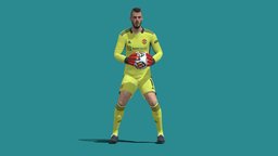 3D Rigged David De Gea