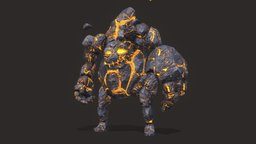 Fire Golem animations