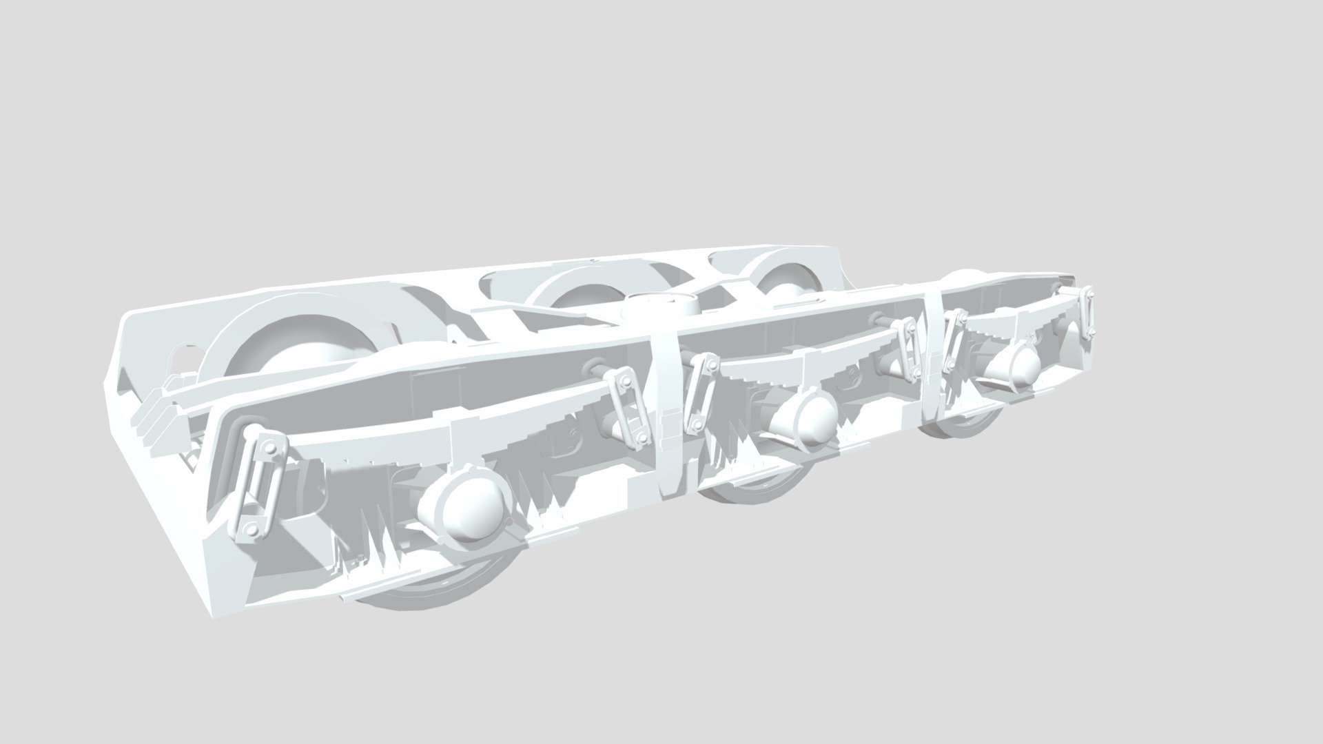 7TNa Bogie 3d model