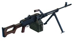 USSR PKP machine gun Pecheneg 7.62×54mm