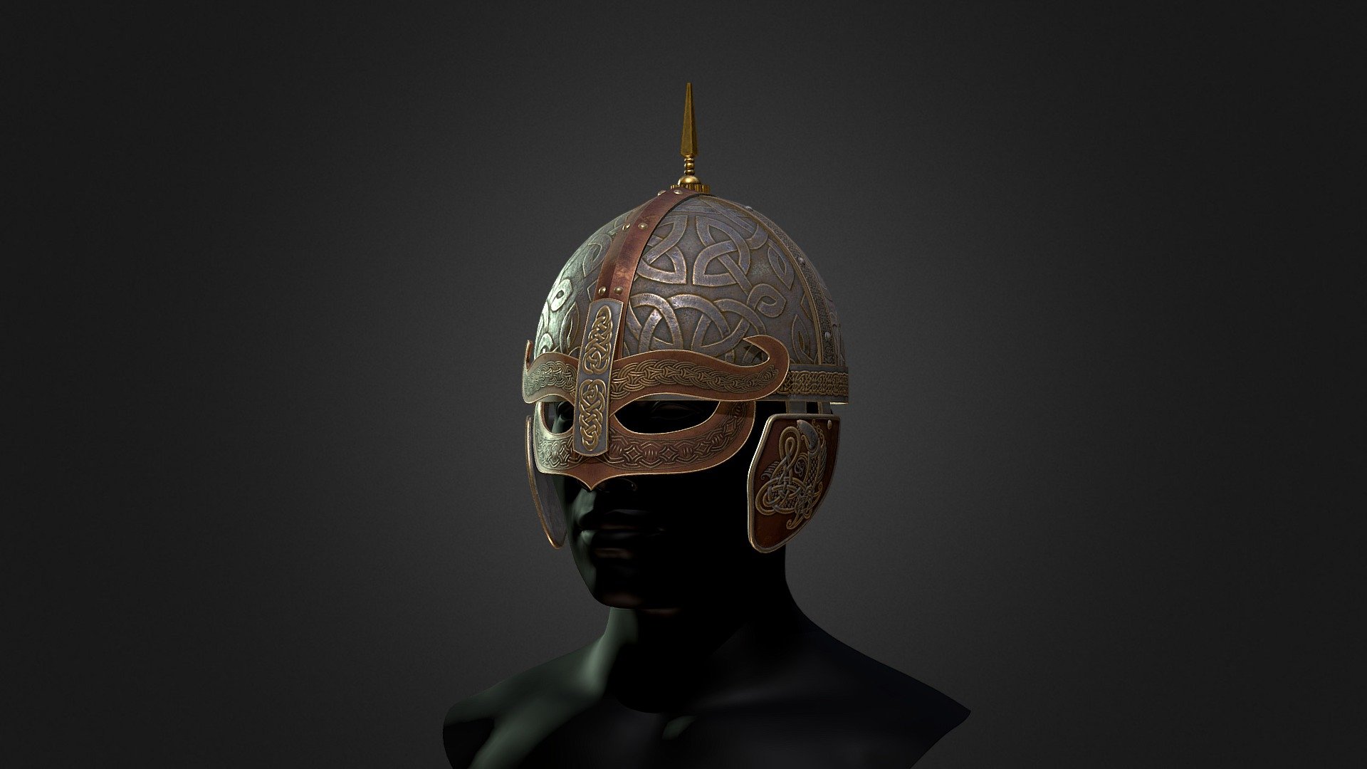 Viking Helmet 1192 3d model