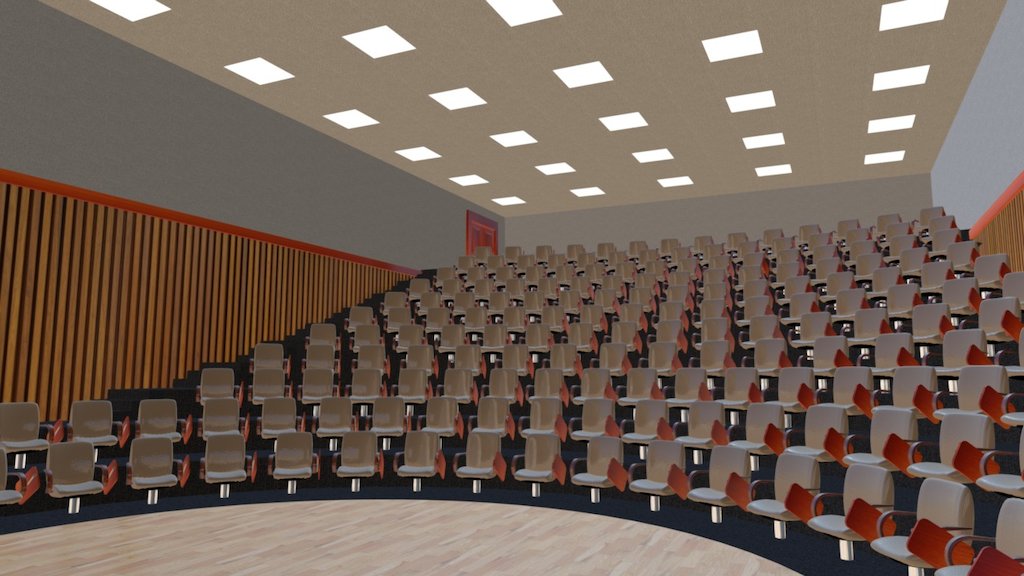 LOC- Auditorium-v6 3d model