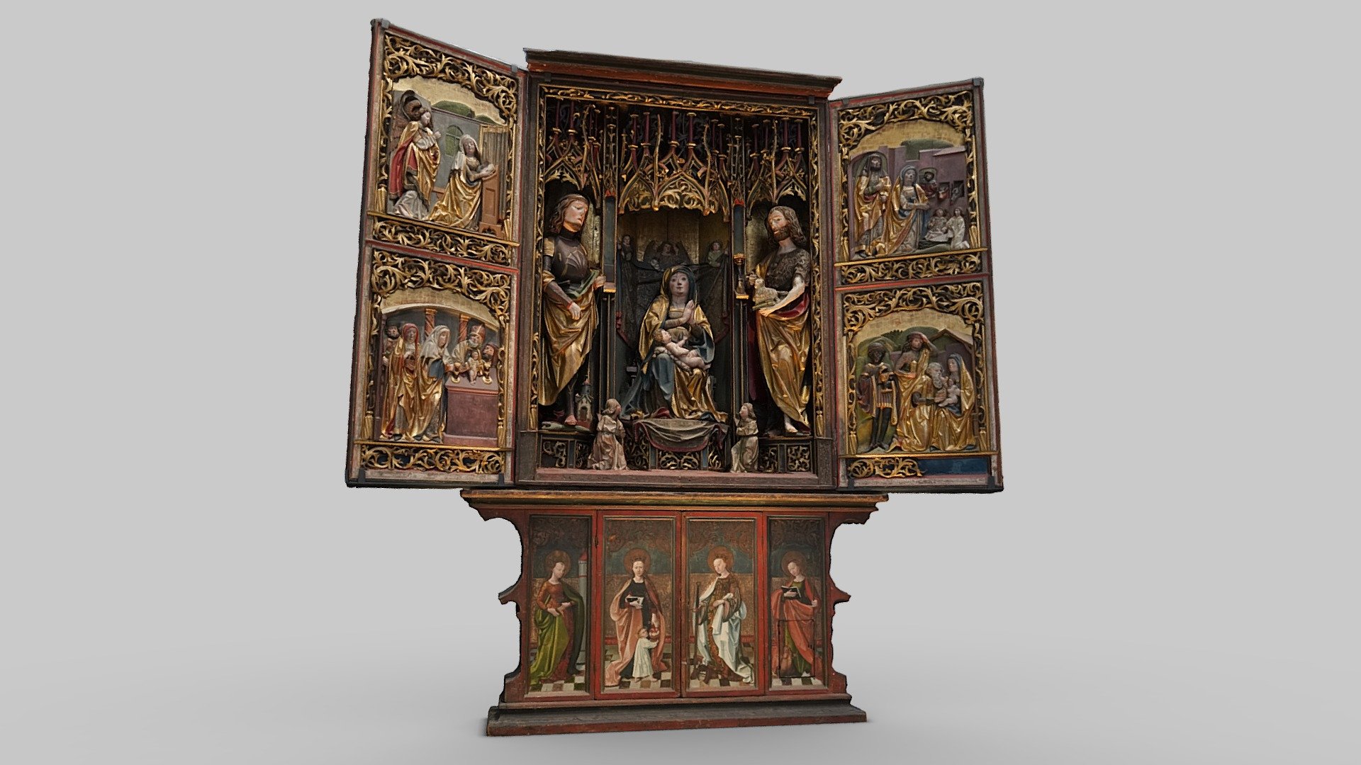 The Brixen Altarpiece 3d model