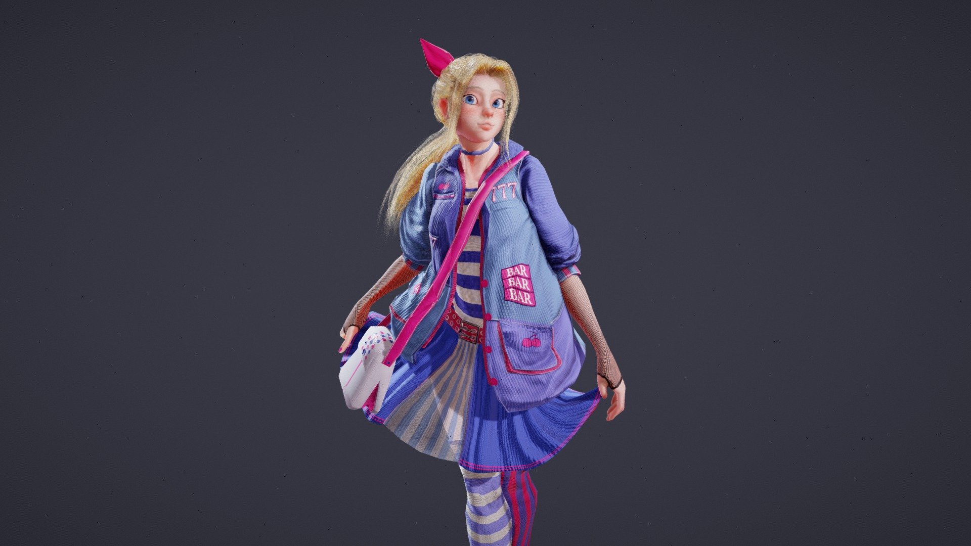 Alice in Wonderland 3d model