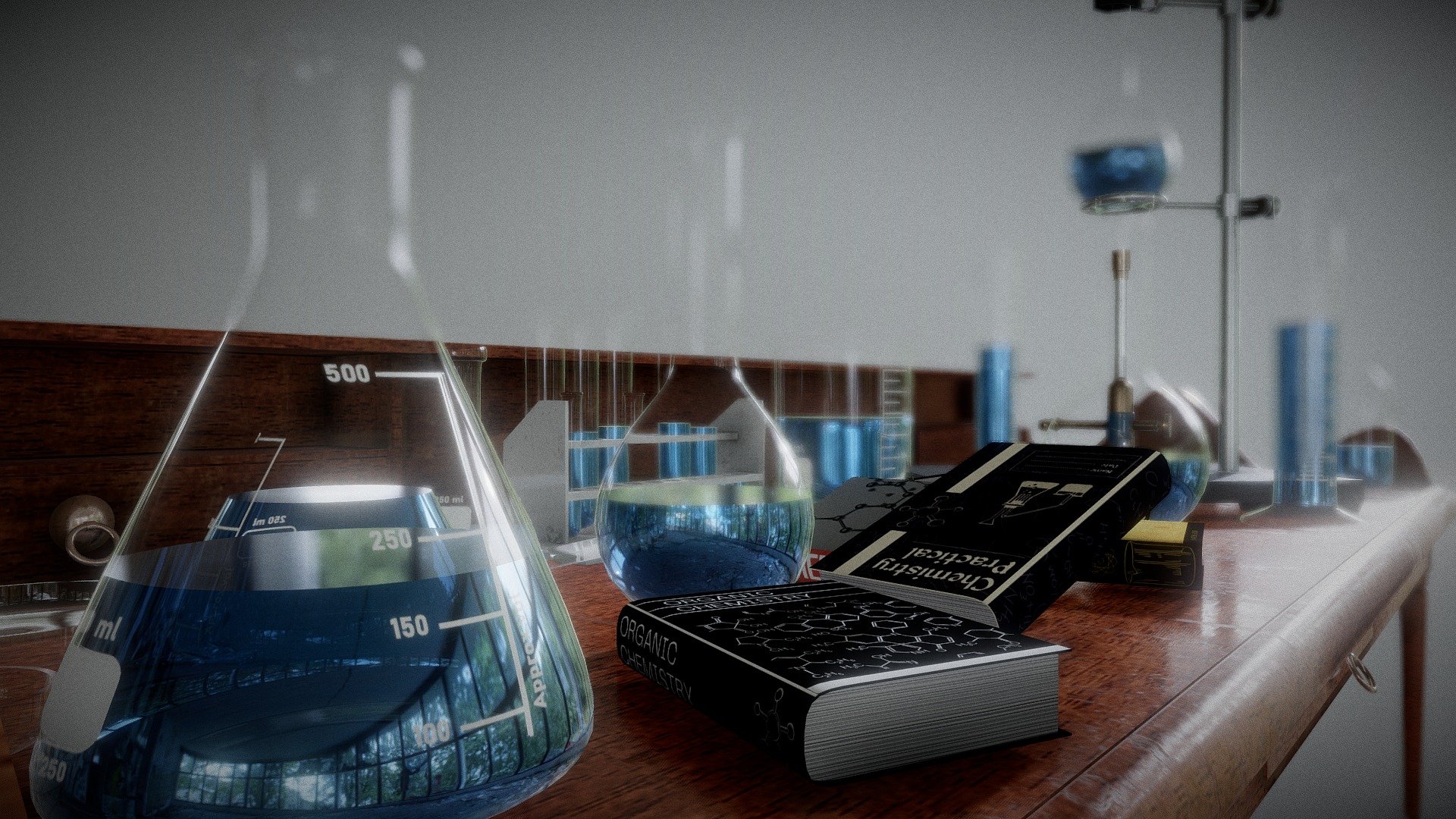 Chemistry Lab Apparatus 3d model