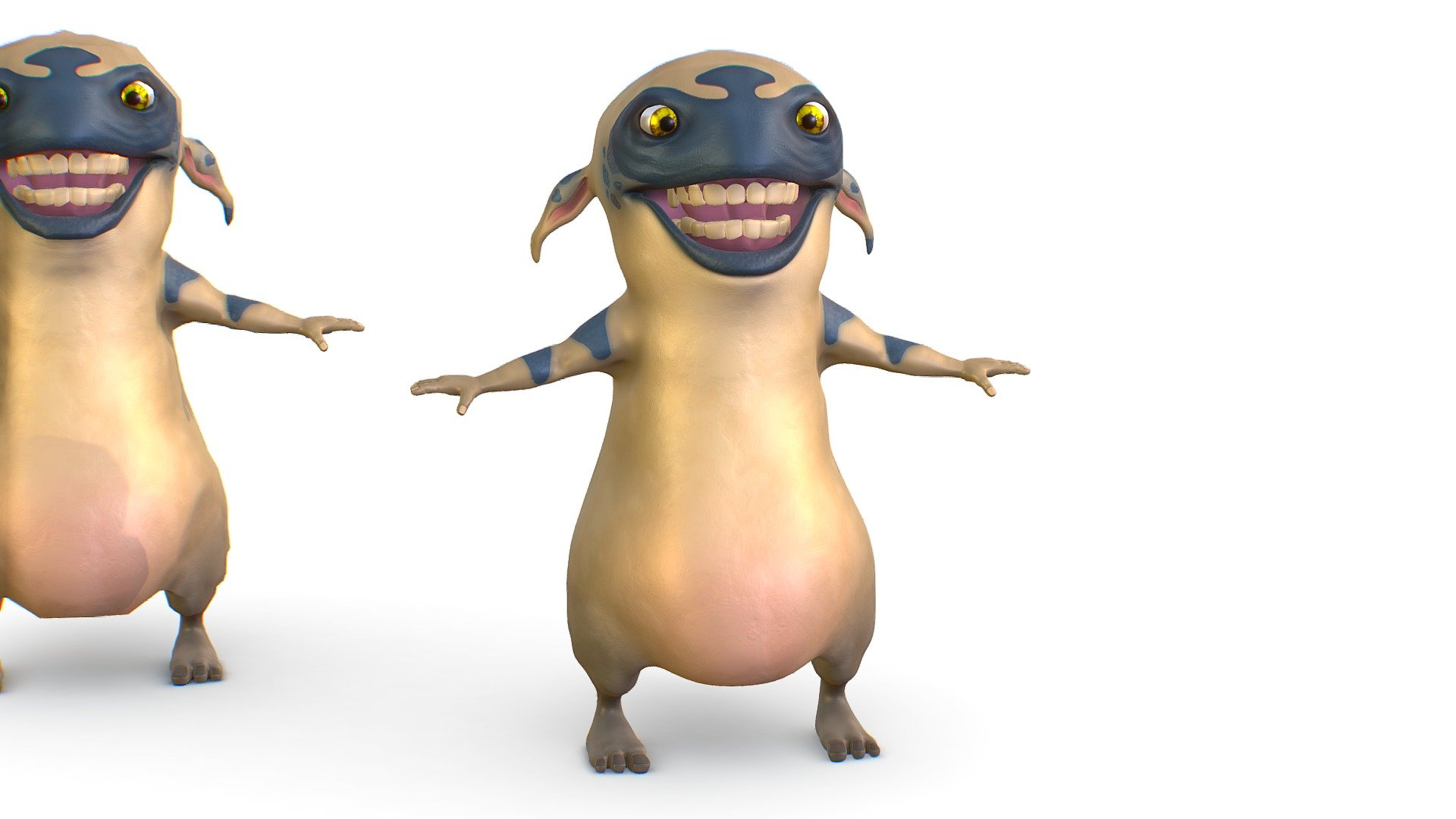 Subdivision Toon Creature Animal Rodent 3d model