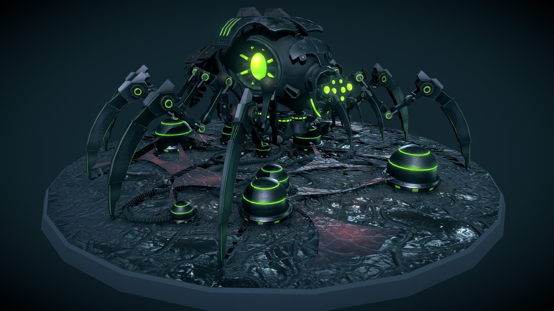 Necron 3d model