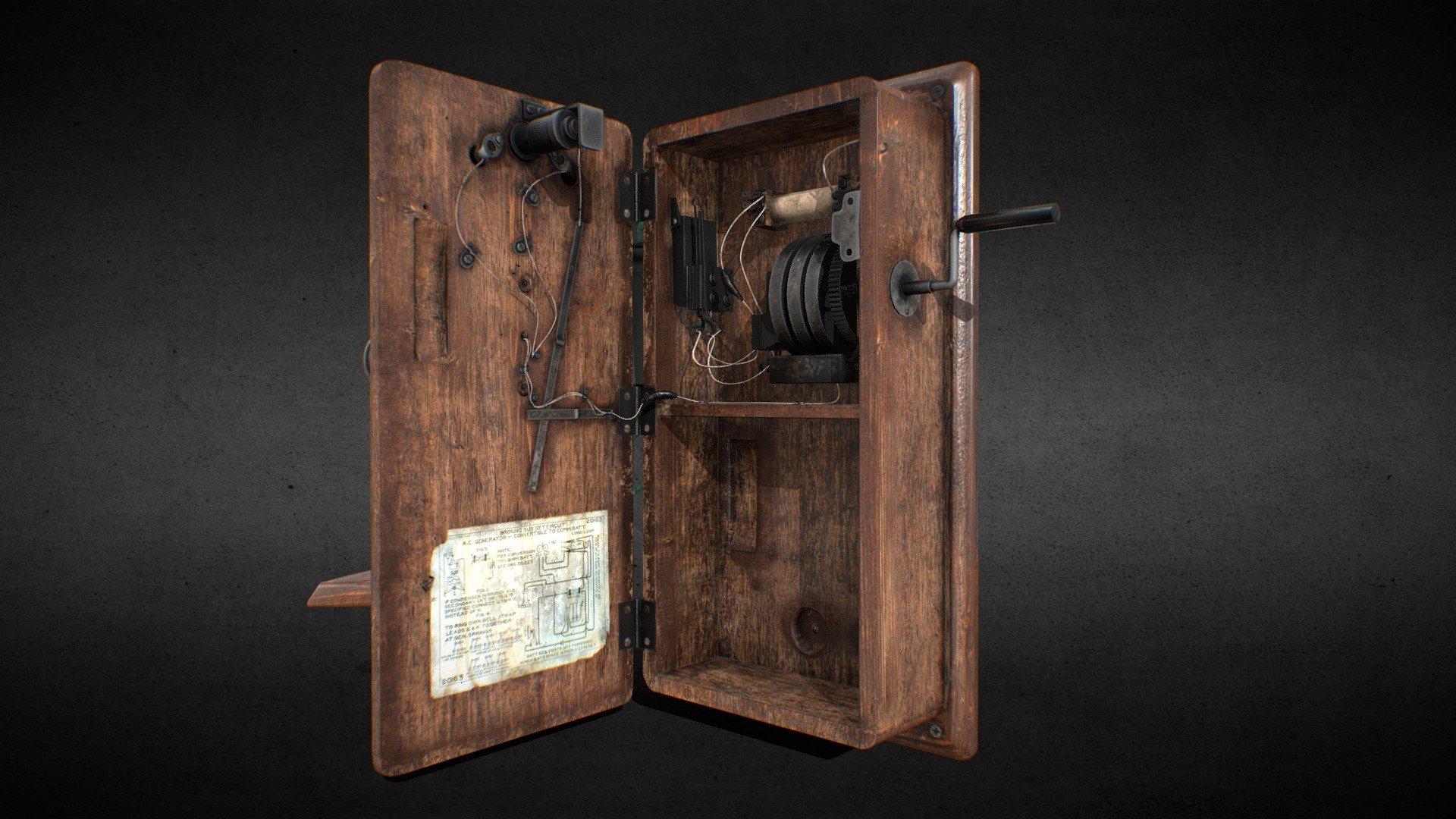 Phone Vintage 3d model