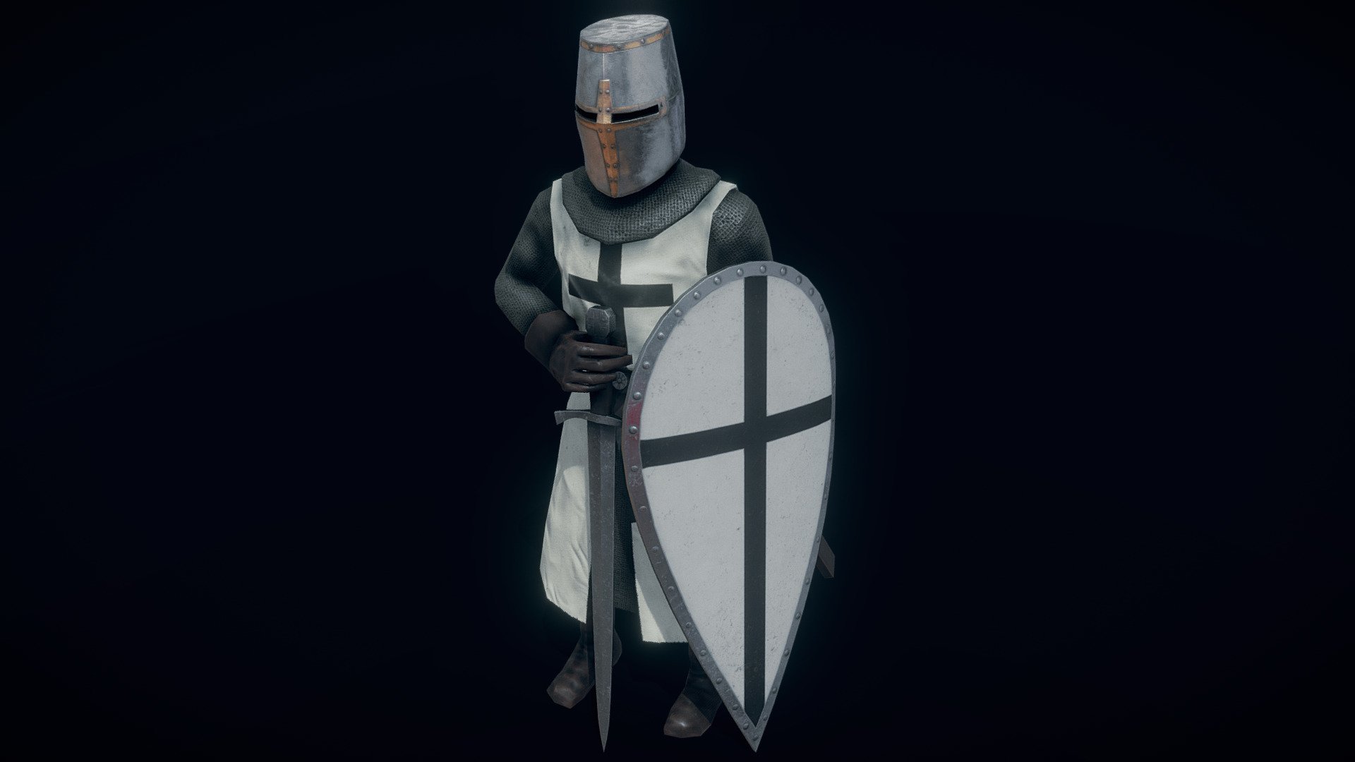 Teutonic Knight 3d model