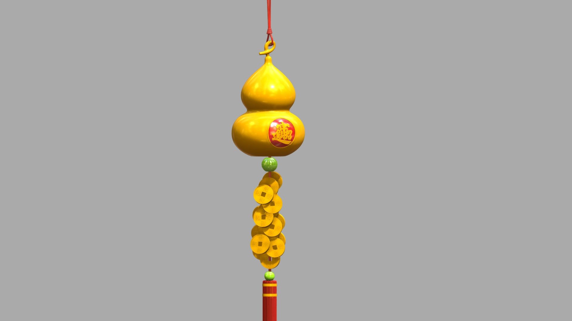 Calabash Decration 3d model