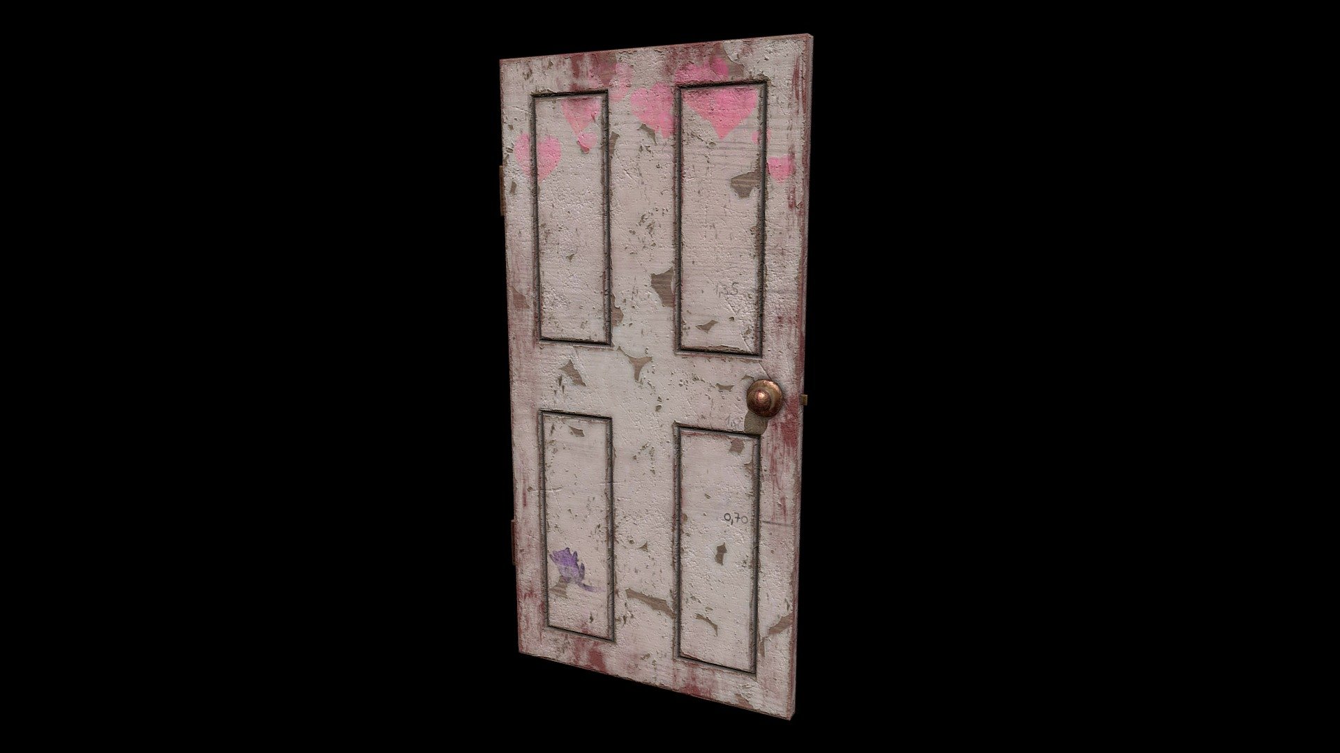 Bedroom Door 3d model