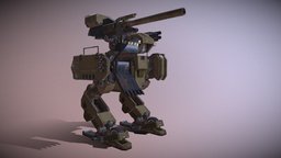 War Mech Rigged