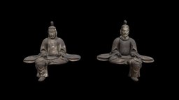 2020.215 Pair of Guardian Figures (Zuishin)