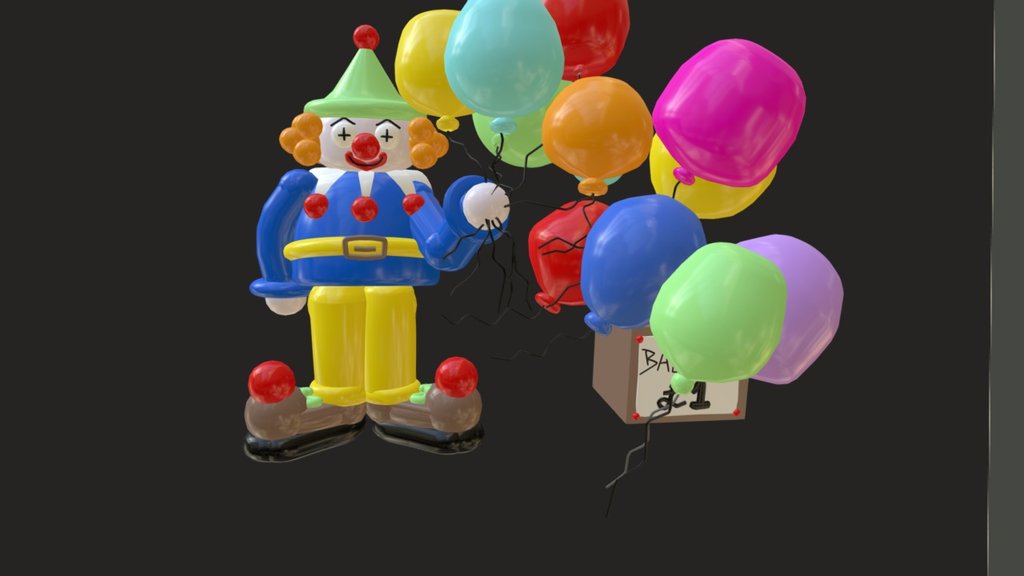 Coco the Clown 3d model