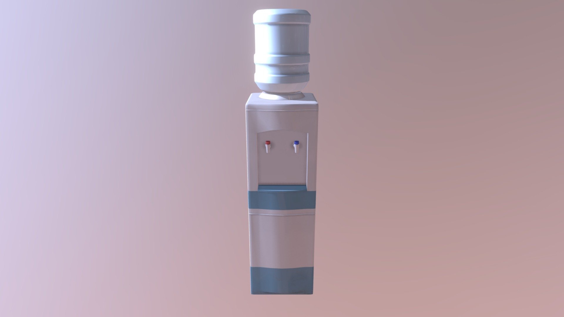 Water Cooler 01 3d model