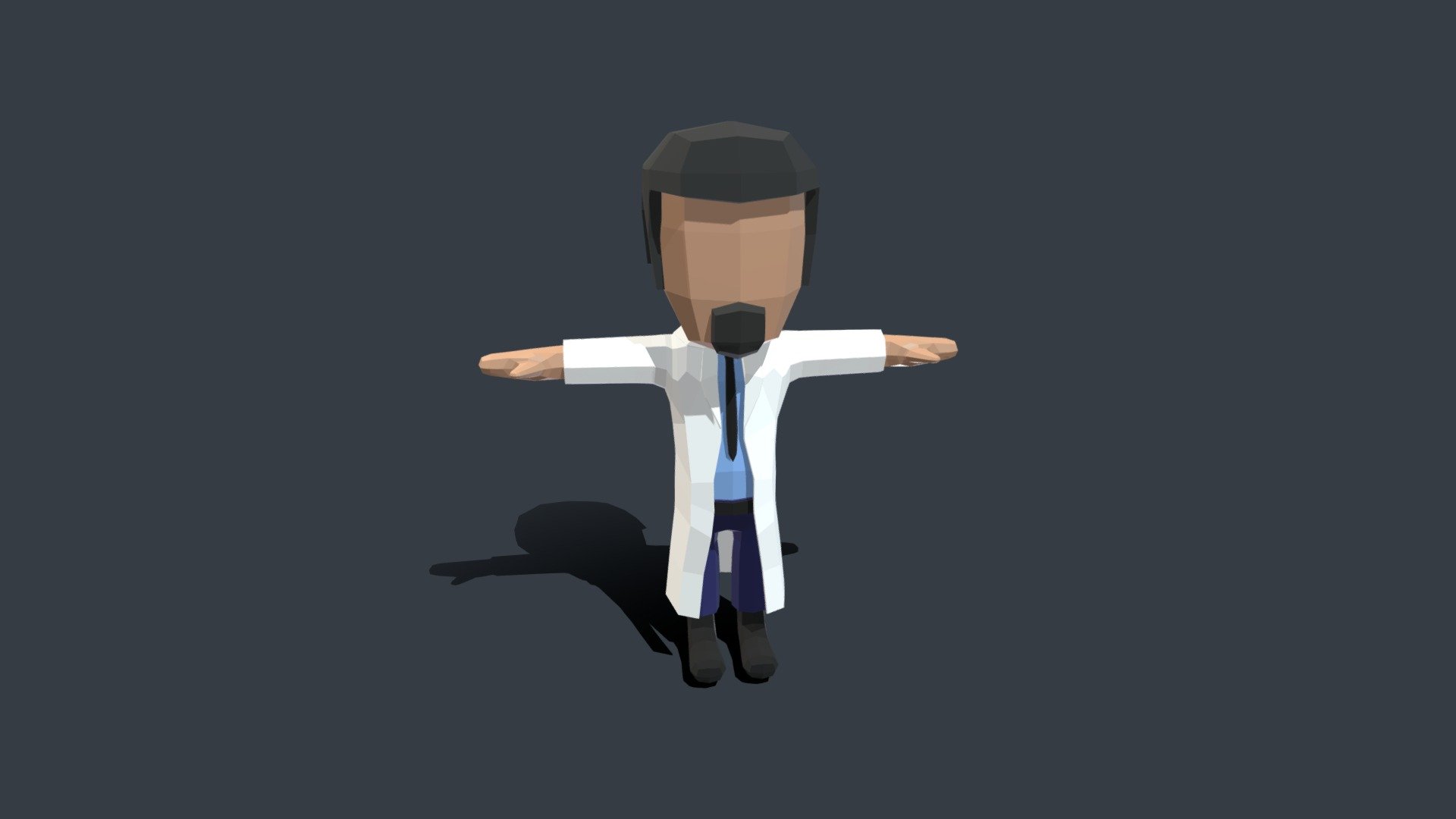 Doctor character 3d model